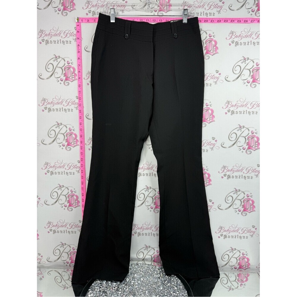 Suzy Shier pants buttons Black Dress Pants flare leg brand new with tags classic